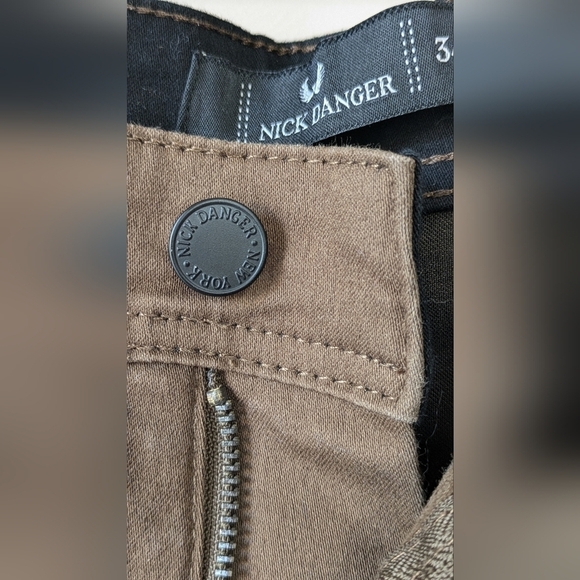 NICK DANGER Super Flex Utility Pants,, sl Dark Brown, 34x32, Super High Quality! - Picture 6 of 10